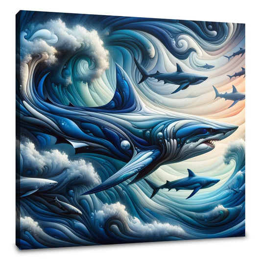The Shark's Ballet Canvas - Main Image