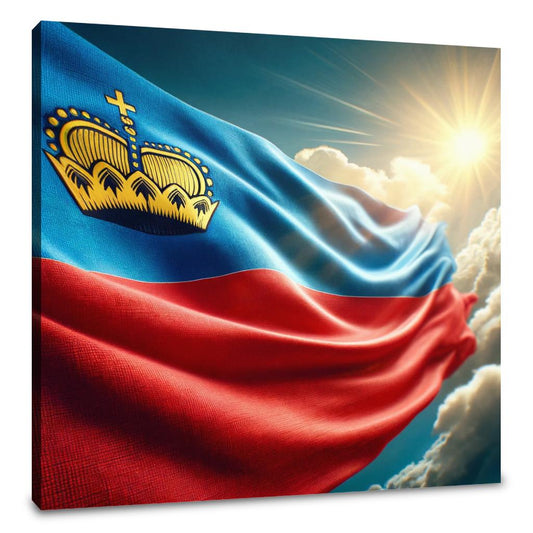 Liechtenstein Skyline Canvas - Main Image