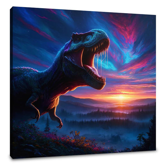 Twilight Roar Rex Canvas - Main Image