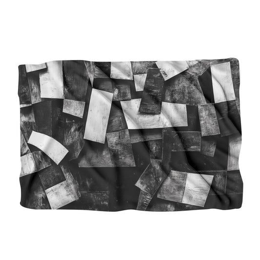 Decke mit einfarbigem Geometriemuster