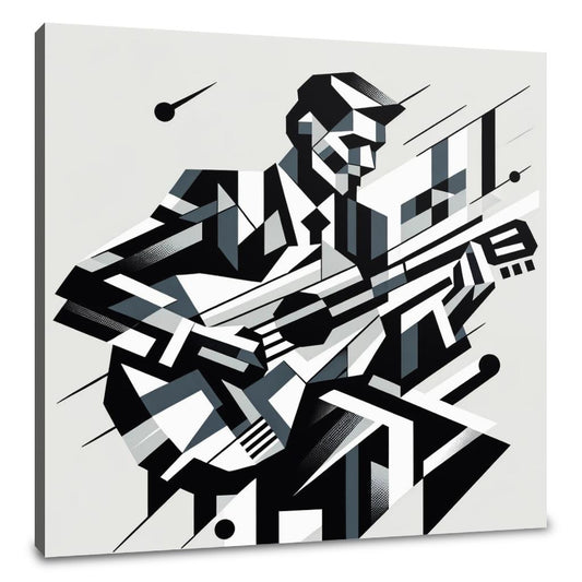 Cubist Melody Canvas - Main Image