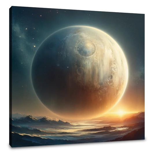 Planetary Dawn Canvas - Main Image