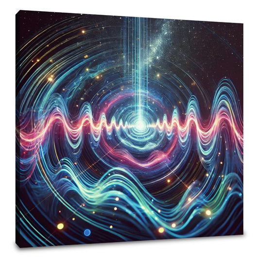 Cosmic Energy Waves Canvas - Main Image
