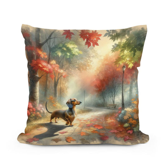 Autumn Stroll Cotton Cushion - Main Image