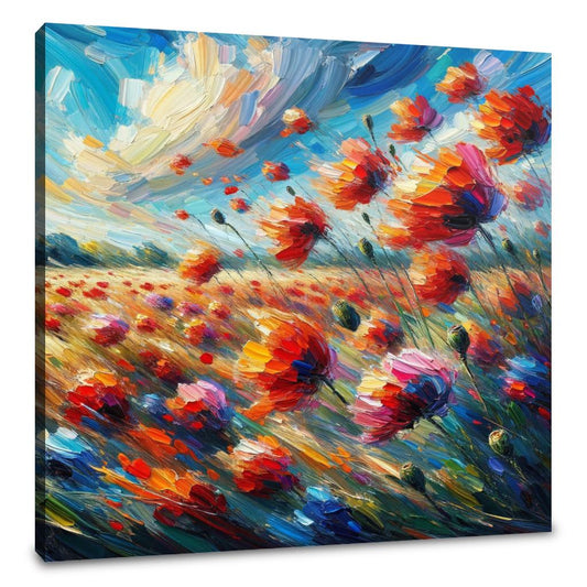 Whispering Poppies Canvas - Main Image