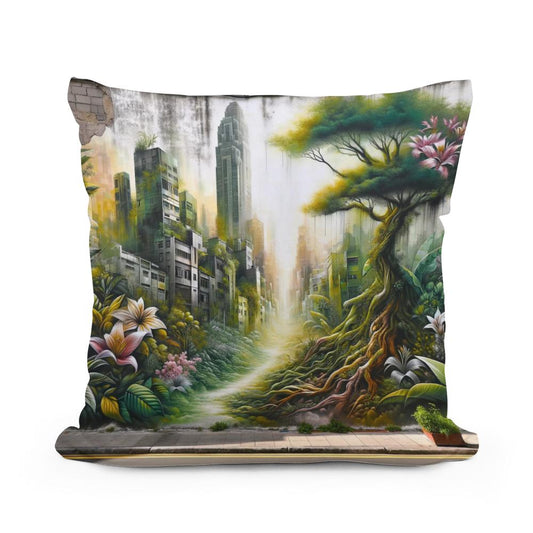 Urban Flora Cotton Cushion - Main Image