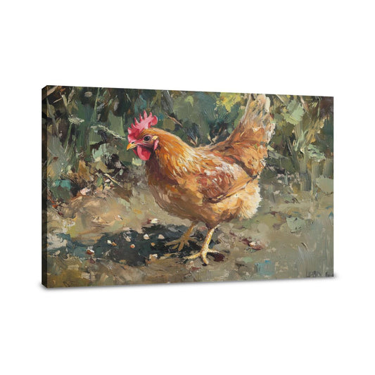 Pecking Chaos Canvas - Main Image