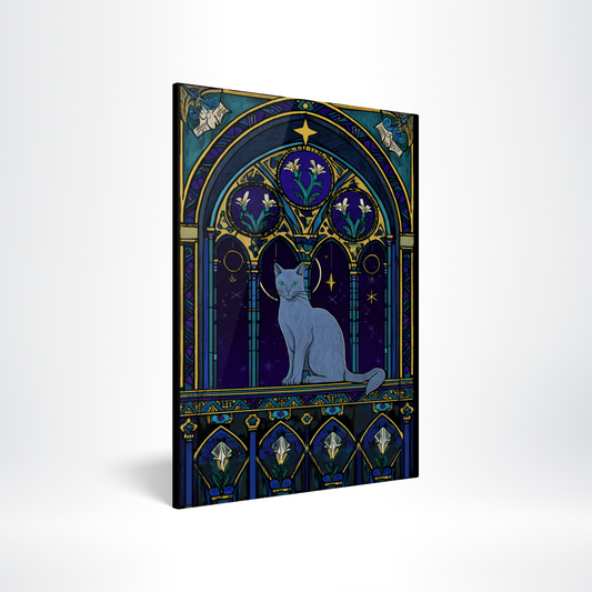 Sacred Feline Altar Acrylic Print Hero Image