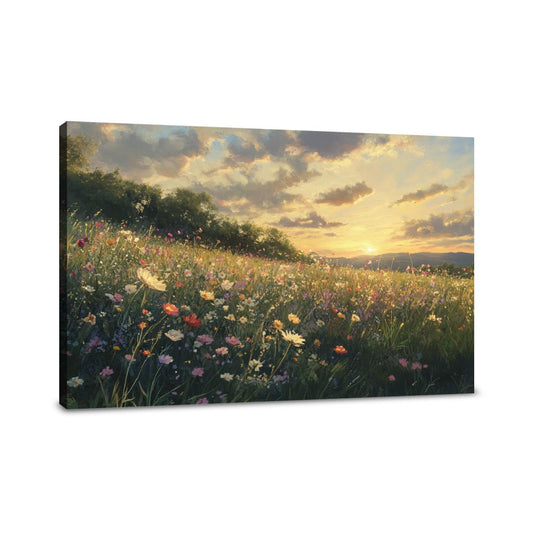 Sunset Meadow Mystique Canvas - Main Image