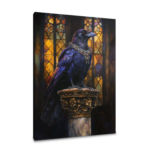 Regal Raven Majesty Canvas - Main Image