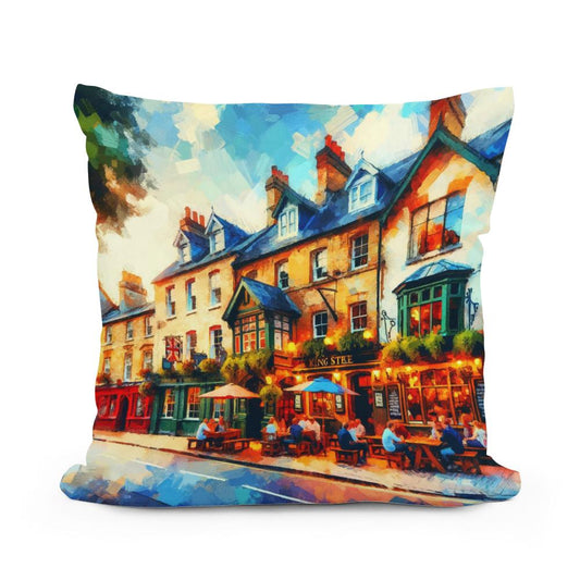 Bristol's King Street Warmth Cotton Cushion - Main Image