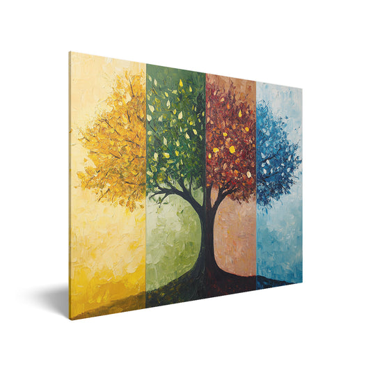 Seasonal Tree Symphony Acrylic Print Hero Image