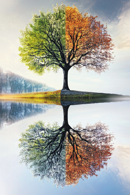 Seasons Reflected Canvas