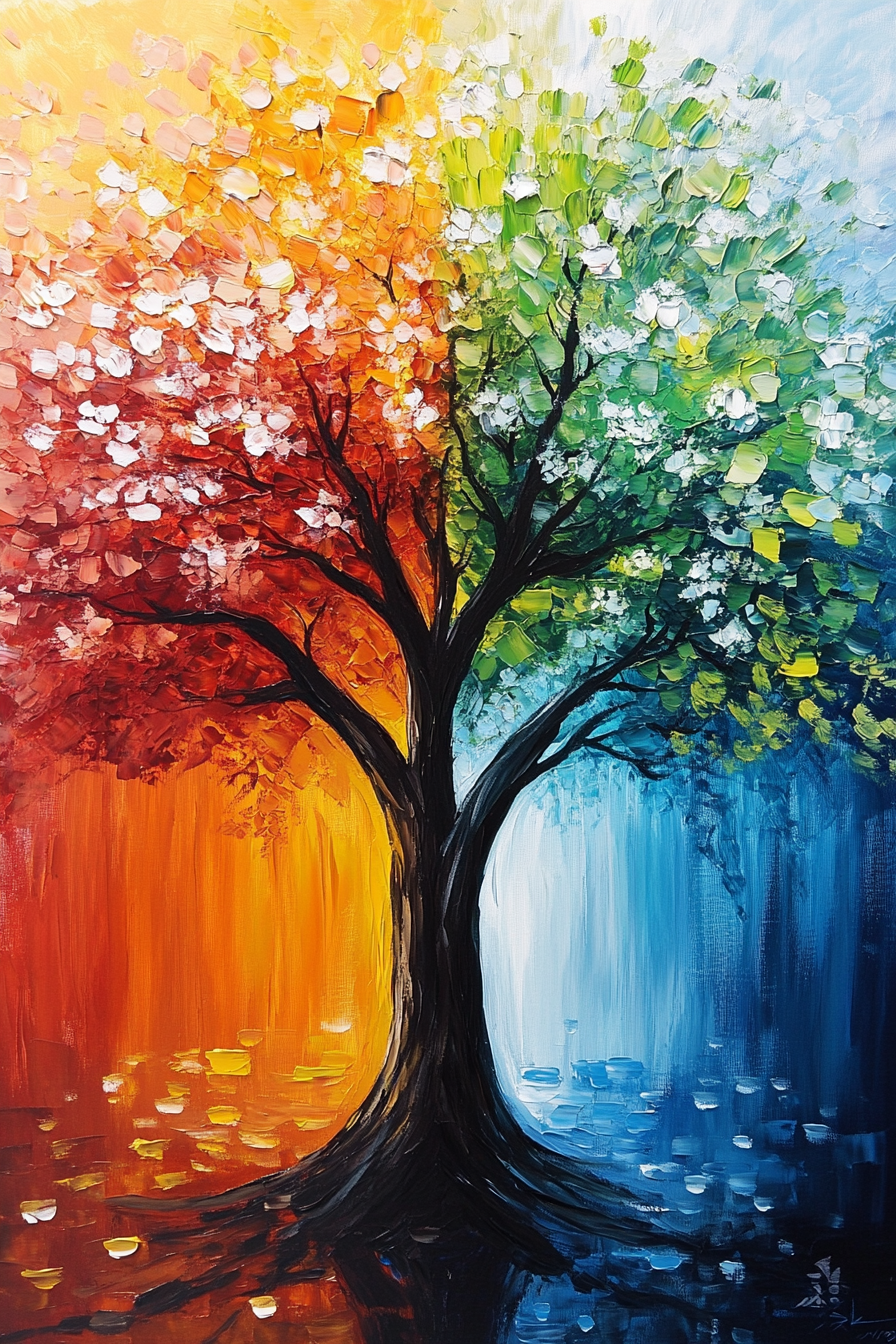 Seasons of Reflection Canvas