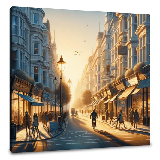 Bristol's Park Street Morning Glow Canvas - Main Image