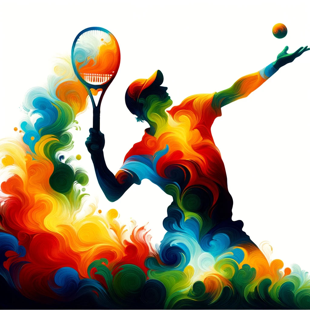 Serve and Swirl Canvas