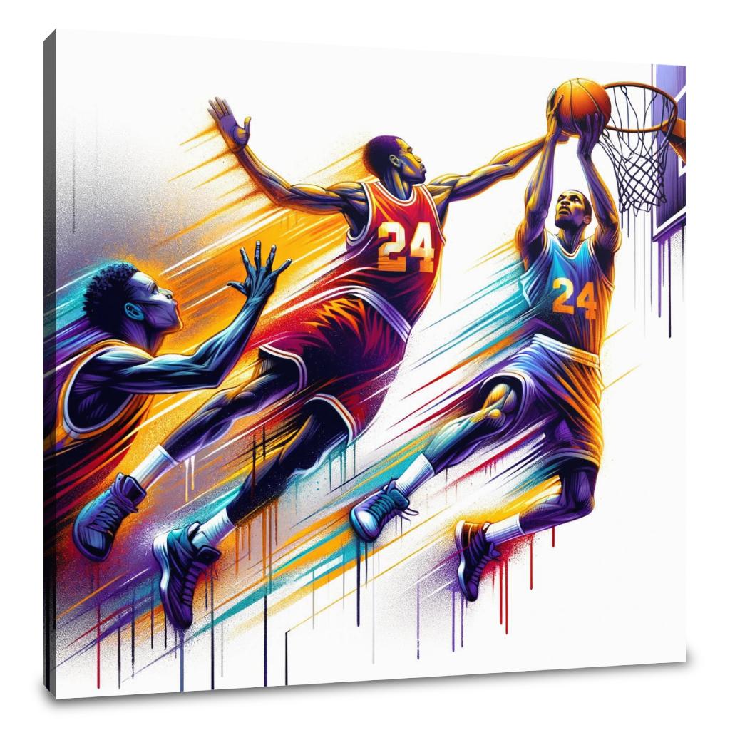 Courtside Clash Canvas - Main Image