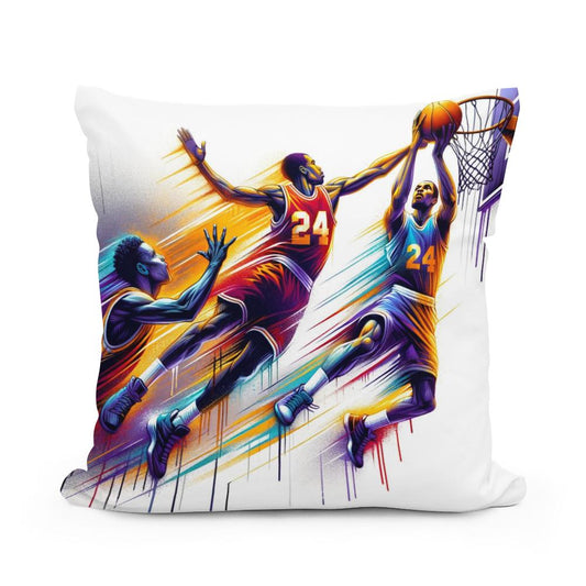 Courtside Clash Cotton Cushion - Main Image