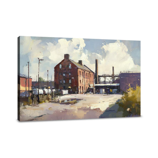 Industrial Heritage Sunlit Canvas - Main Image