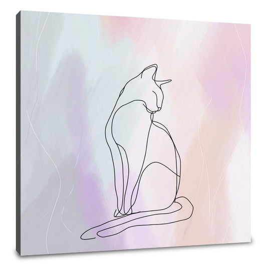 Serene Feline Canvas - Main Image