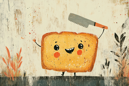 Smiling Bread Blanket