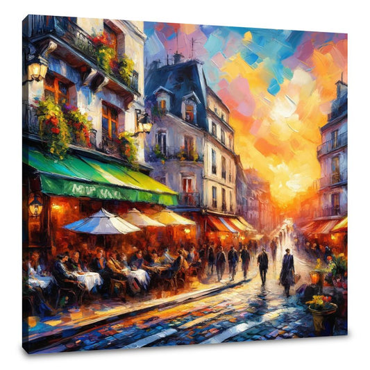 Whispers of Montmartre Paris Canvas - Main Image