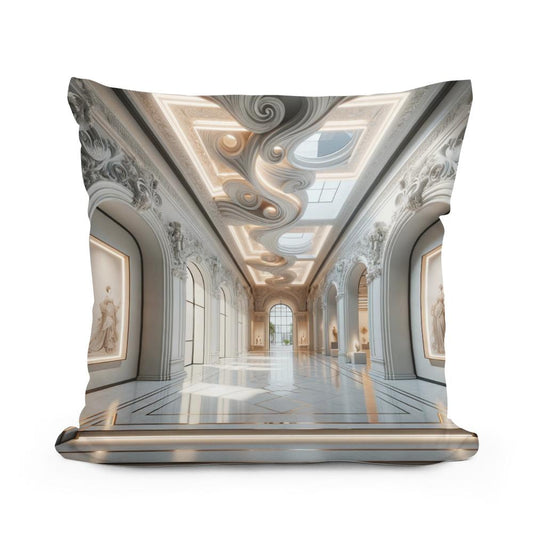 Baroque Minimalism Cotton Cushion - Main Image