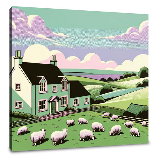 Farmhouse Tranquility Canvas - Main Image