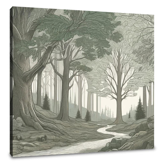 Tranquil Forest Canvas - Main Image