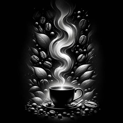 Steamy Mornings: Silver Aroma Cotton Cushion