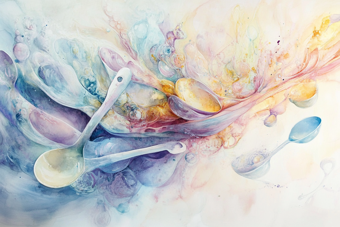 Surreal Utensil Dream Blanket