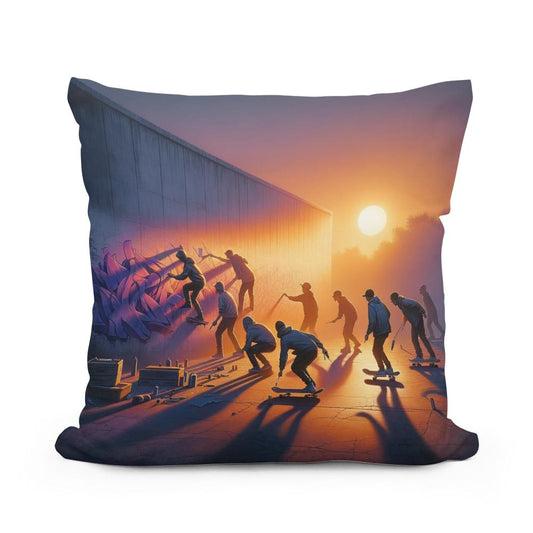 Twilight Tagging Adventure Cotton Cushion - Main Image