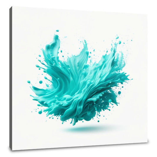 Turquoise Clarity Canvas - Main Image