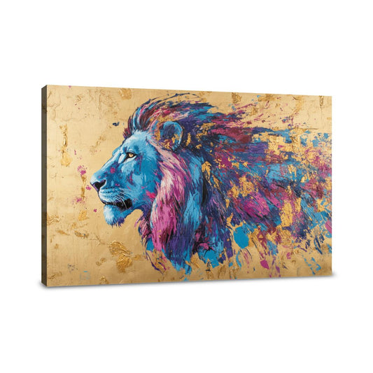 Lion's Sunset Canvas - Main Image
