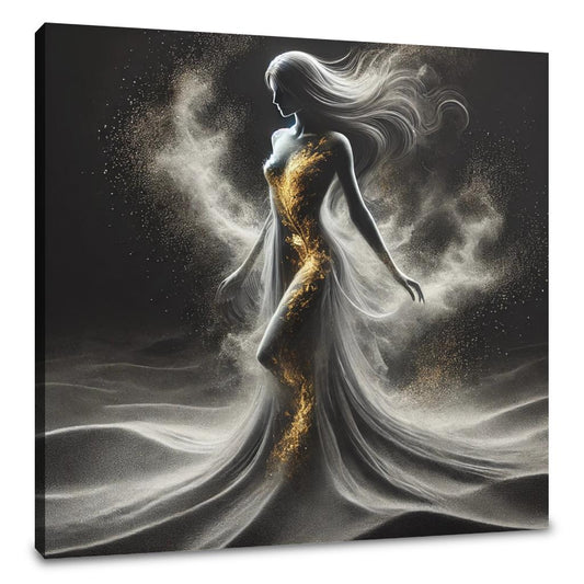 Ethereal Sand Woman Canvas - Main Image