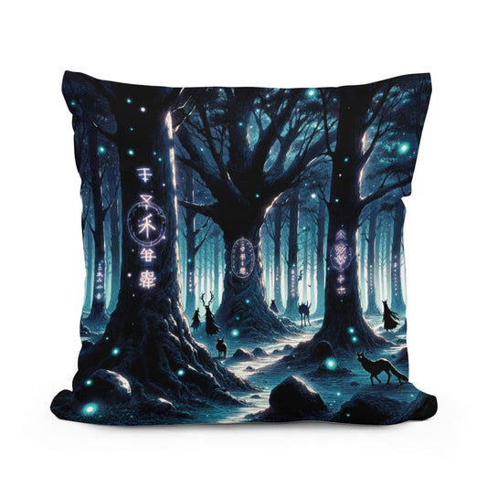 Twilight Forest Mysteries Cotton Cushion - Main Image