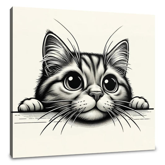 Curious Cat Canvas - Main Image