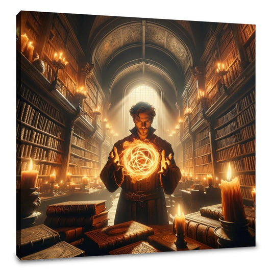 Arcane Fire Mage Canvas - Main Image