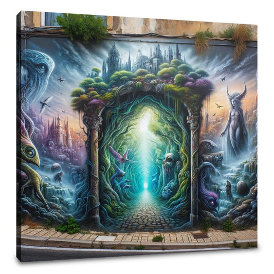 Graffiti Gateway Canvas - Main Image