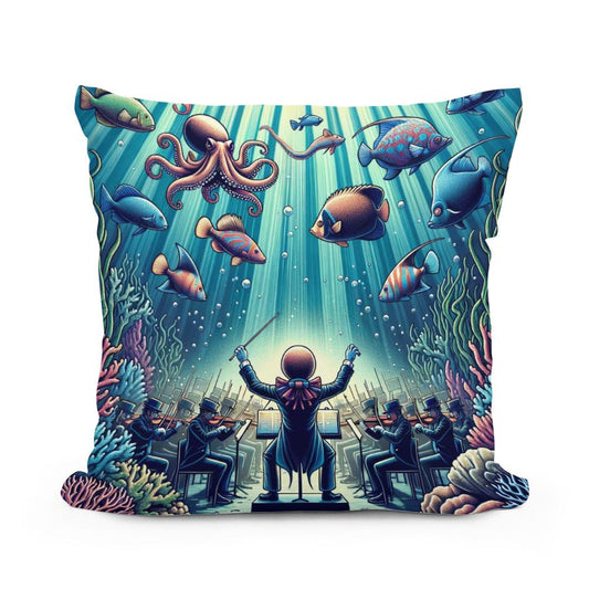 Oceanic Overture Cotton Cushion - Main Image