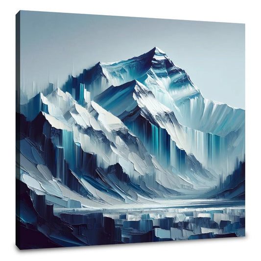 Everest Abstract Depths Canvas - Main Image