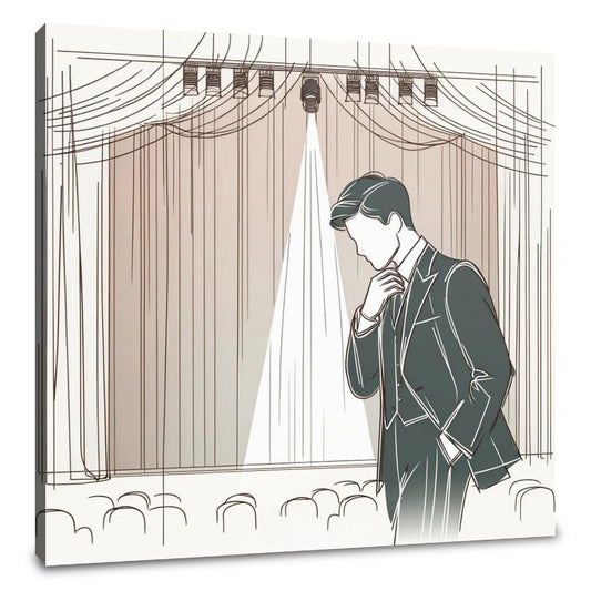 Dramatic Stage Performance Canvas - Main Image