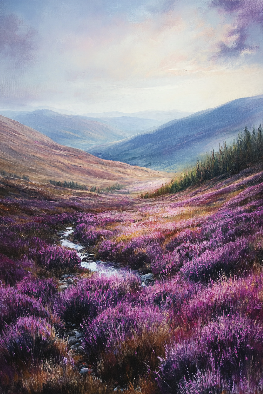 The Splendour of Highland Valley Canvas