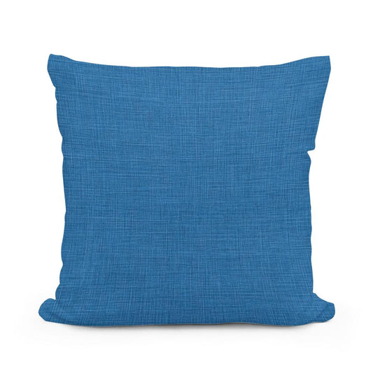 Pure Blue Cotton Cushion - Main Image