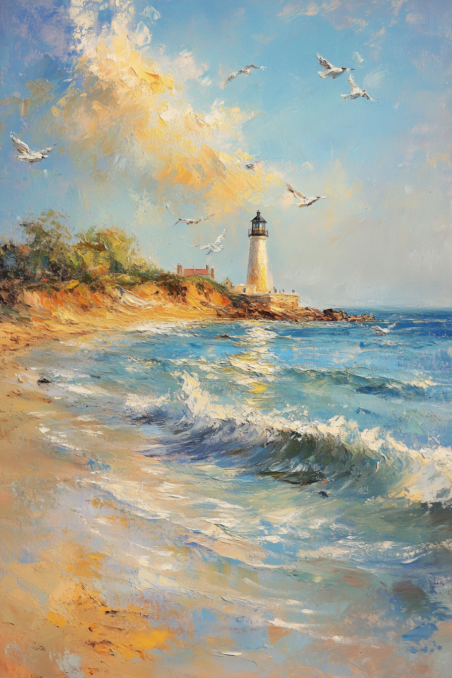 Tranquil Seaside Memories Canvas