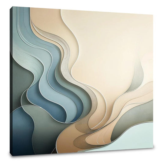 Serenity Shapes Canvas - Main Image