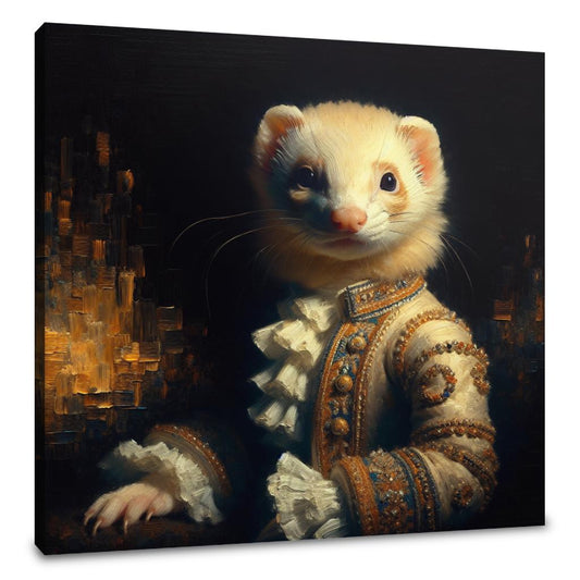 Regal Ferret Majesty Canvas - Main Image