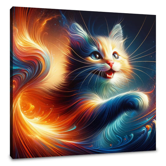 Feline Vitality Canvas - Main Image