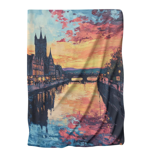 Nostalgic Sunset Over Inverness Blanket - Main Image