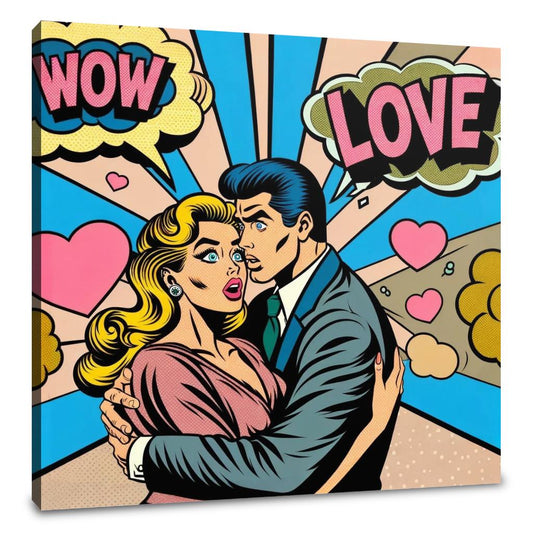 Comic Romance Canvas - Main Image
